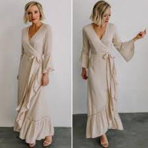 Baltic Born Daniella Natural Wrap Dress